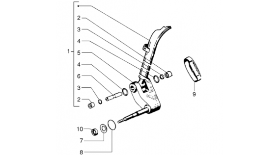 Balancier de fourche