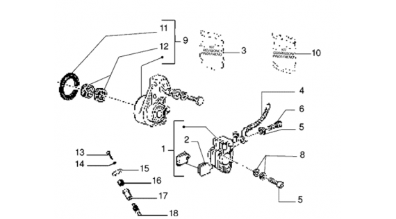 Support d'étrier et étrier 