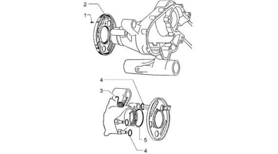 Flasque de contre-moyeu