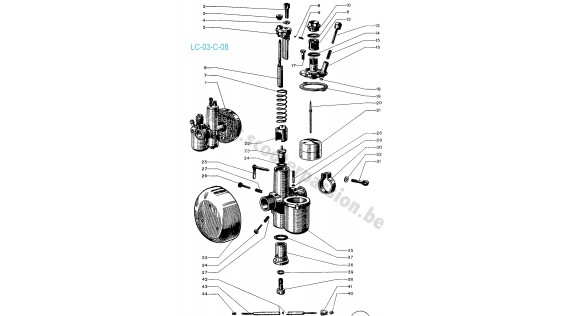 Carburateur ZENITH Lambretta C