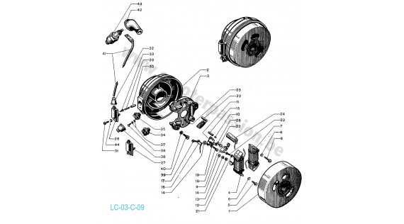 Allumage FILSO Lambretta C