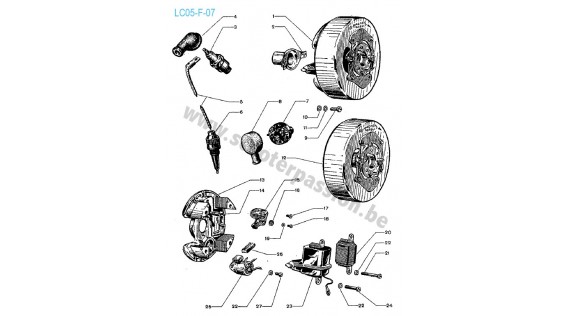 Lambretta F ontstekingen
