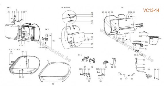 Ailes et boîtes à gants