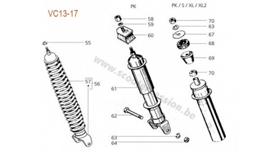 Amortisseur arrière
