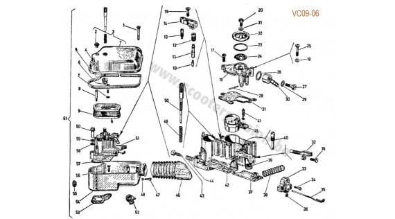 Carburateur et boîtier 