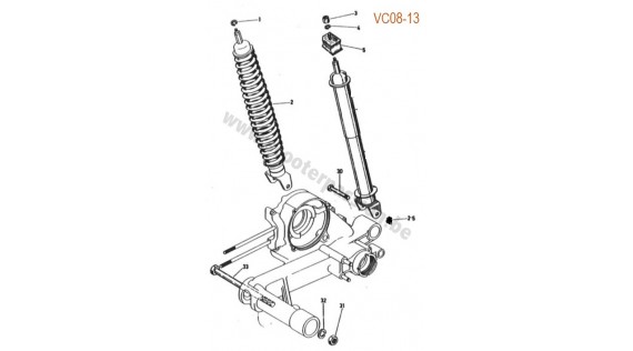 Amortisseur arrière