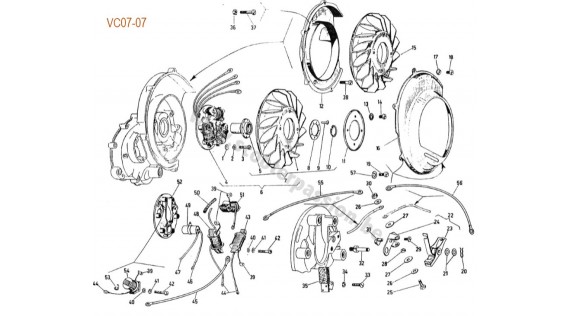 Allumage, volant moteur et cache volant moteur