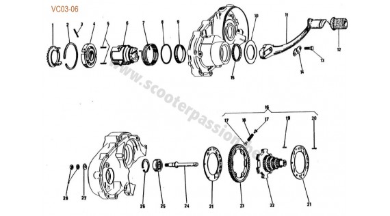 Kick et pignon élastique