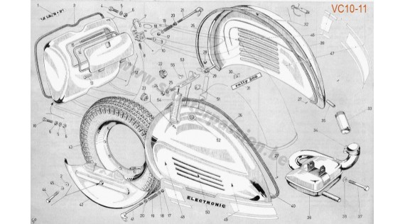 Châssis, ailes et emblèmes  Rally 200