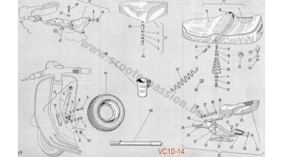 Selles et accessoires