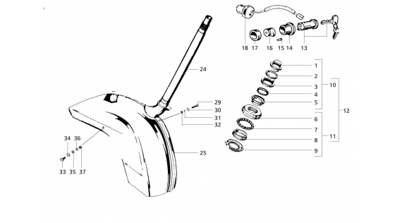 Roulements de fourche, neiman et garde boue 