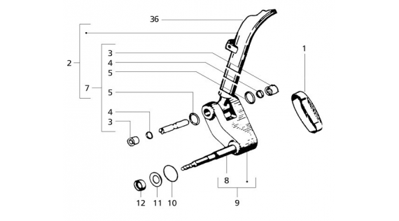 Balancier de fourche