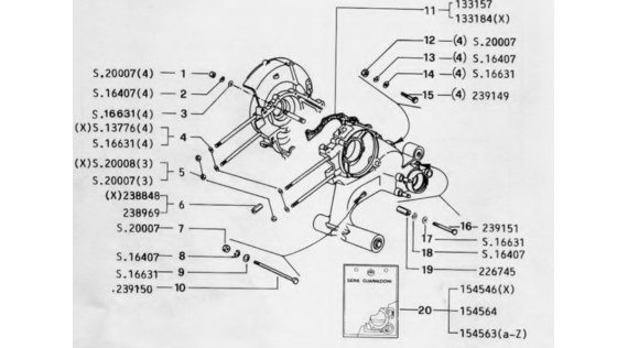 Carter et kit joints moteur