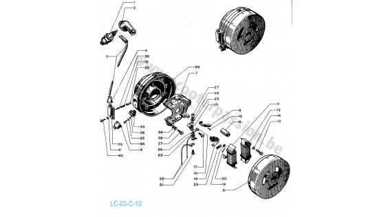 Onsteking Marelli Lambretta C
