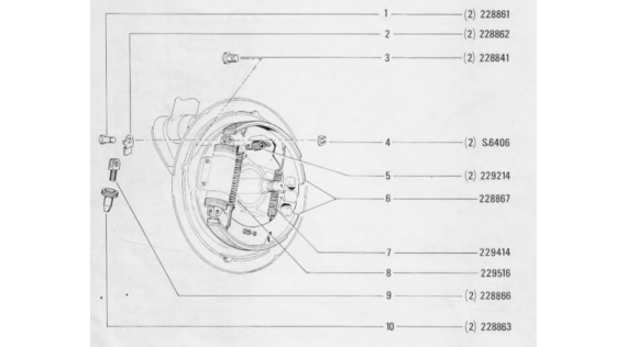 Garnitures de frein avant 