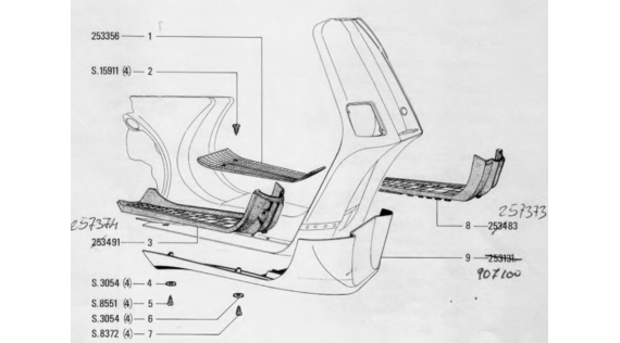 Spoiler de châssis et tapis de plancher