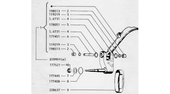Balancier de fourche