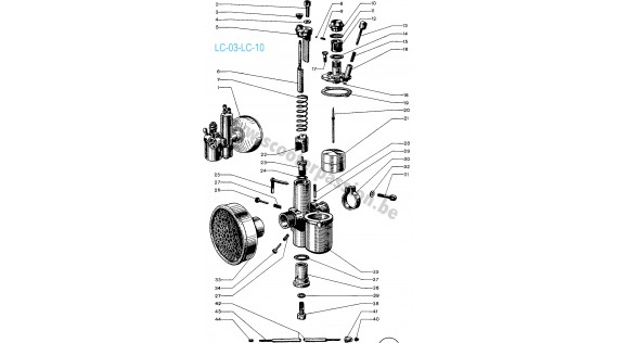 Carburateur ZENITH Lambretta LC 