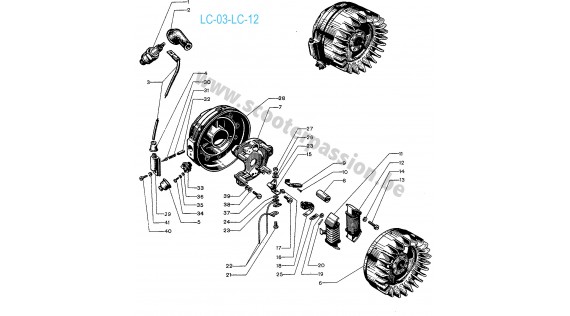Allumage MARELLI Lambretta LC 