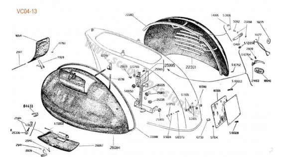 Ailes et portillon carburateur